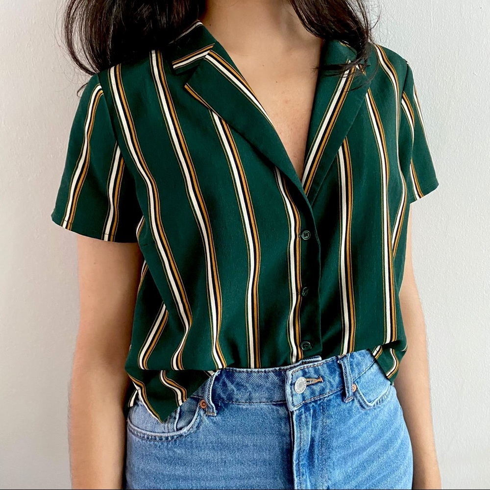 Striped Buttoned-down Shirt